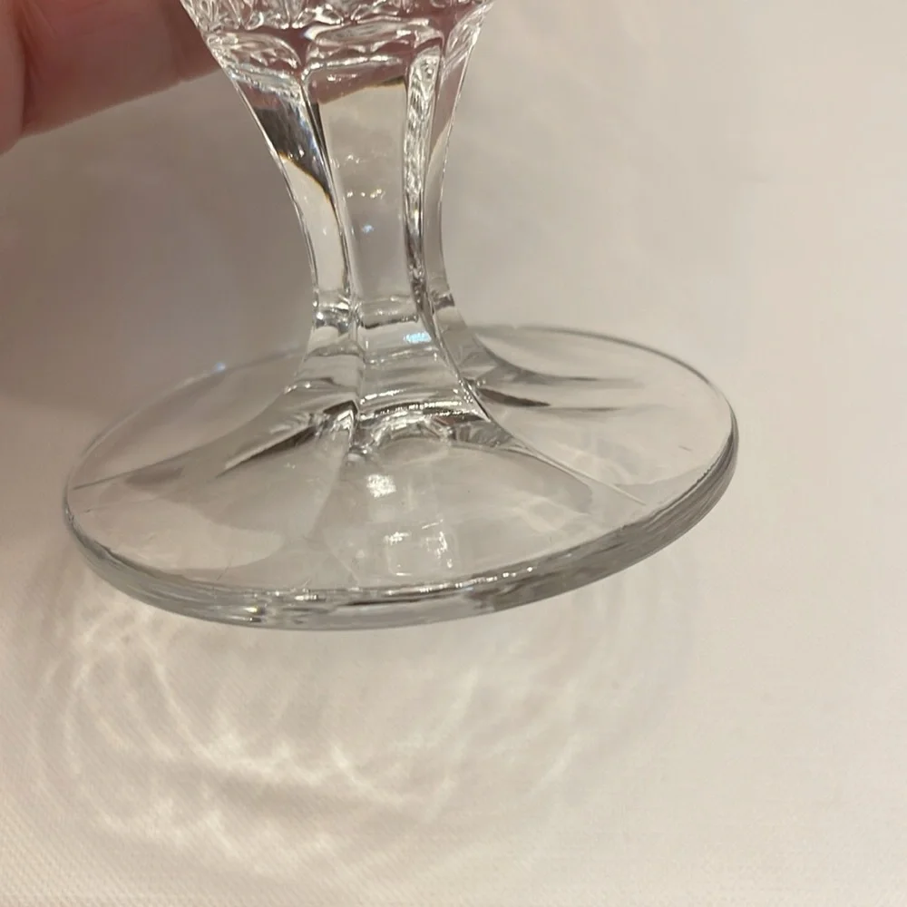 Bohemia 24% Lead Crystal Martini Glass NWT No Chips/Cracks Elegant‎ serving dish